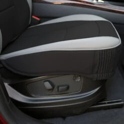 Ultra Comfort Deluxe Leatherette Seat Cushions - Full Set Gray / Black(Ultra Comfort Deluxe Leatherette Seat Cushions Full Set Gray Black) -FH Group PU205grayblack102 detail