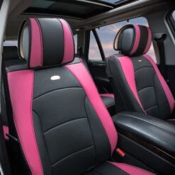 Ultra Comfort Deluxe Leatherette Seat Cushions - Front Set Pink(Ultra Comfort Deluxe Leatherette Seat Cushions Pink) 7 Ultra Comfort Deluxe Leatherette Seat Cushions - Front Set Pink(Ultra Comfort Deluxe Leatherette Seat Cushions Pink) -FH Group PU205pink115 05 1