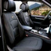 Ultra Comfort Deluxe Leatherette Seat Cushions - Front Set Black(Ultra Comfort Deluxe Leatherette Seat Cushions Black)