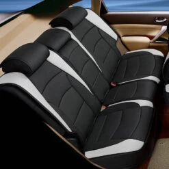 Ultra Comfort Deluxe Leatherette Bench Seat Cushions - Rear White(Ultra Comfort Deluxe Leatherette Bench Seat Cushions Rear White) 5 Ultra Comfort Deluxe Leatherette Bench Seat Cushions - Rear White(Ultra Comfort Deluxe Leatherette Bench Seat Cushions Rear White) -FH Group PU205white013 01