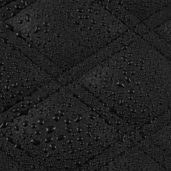 Faux Leather Seat Cushion Pad W/ Front Pocket - Front Set Black(Faux Leather Seat Cushion Pad W Front Pocket Front Set Black) -FH Group PU211102 black retouch texure closeup water