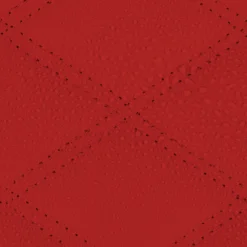 Faux Leather Seat Cushion Pad W/ Front Pocket - Front Set Red(Faux Leather Seat Cushion Pad W Front Pocket Front Set Red) -FH Group PU211102red 7