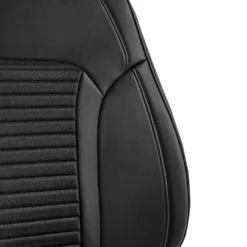 Tour19 Faux Leather 3D Mesh Seat Cushions - Front Set Black(Tour19 Faux Leather 3d Mesh Seat Cushions Front Set Black) 11 Tour19 Faux Leather 3D Mesh Seat Cushions - Front Set Black(Tour19 Faux Leather 3d Mesh Seat Cushions Front Set Black) -FH Group PU219 black CLOSE side2