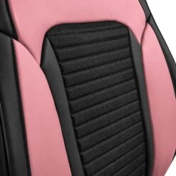 Tour19 Faux Leather 3D Mesh Seat Cushions - Front Set Pink(Tour19 Faux Leather 3d Mesh Seat Cushions Front Set Pink) -FH Group PU219 pink CLOSE