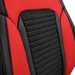 Tour19 Faux Leather 3D Mesh Seat Cushions - Front Set Red(Tour19 Faux Leather 3d Mesh Seat Cushions Front Set Red) 11 Tour19 Faux Leather 3D Mesh Seat Cushions - Front Set Red(Tour19 Faux Leather 3d Mesh Seat Cushions Front Set Red) -FH Group PU219 red CLOSE