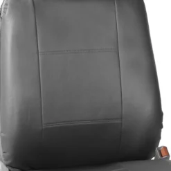 All-Purpose Built-in Seat Belt PU Leather Seat Covers - Front Set Gray(All Purpose Built In Seat Belt Pu Leather Seat Covers Front Set Gray) -FH Group PU309102 SOLIDGRAY gray 03