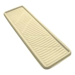 Heavy-Duty Faux Leather Cargo Mat -Universal-fit For Large SUVs And Vans - Beige(Heavy Duty Faux Leather Cargo Mat Universal Fit For Large Suvs And Vans Beige) -FH Group TM15025 beige 1 2