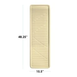 Heavy-Duty Faux Leather Cargo Mat -Universal-fit For Large SUVs And Vans - Beige(Heavy Duty Faux Leather Cargo Mat Universal Fit For Large Suvs And Vans Beige) -FH Group TM15025 beige 6