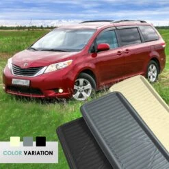 Heavy-Duty Faux Leather Cargo Mat -Universal-fit For Large SUVs And Vans - Beige(Heavy Duty Faux Leather Cargo Mat Universal Fit For Large Suvs And Vans Beige) -FH Group TM15025 beige 7