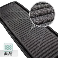 Heavy-Duty Faux Leather Cargo Mat -Universal-fit For Large SUVs And Vans - Black(Heavy Duty Faux Leather Cargo Mat Universal Fit For Large Suvs And Vans Black) 13 Heavy-Duty Faux Leather Cargo Mat -Universal-fit For Large SUVs And Vans - Black(Heavy Duty Faux Leather Cargo Mat Universal Fit For Large Suvs And Vans Black) -FH Group TM15025 black 3