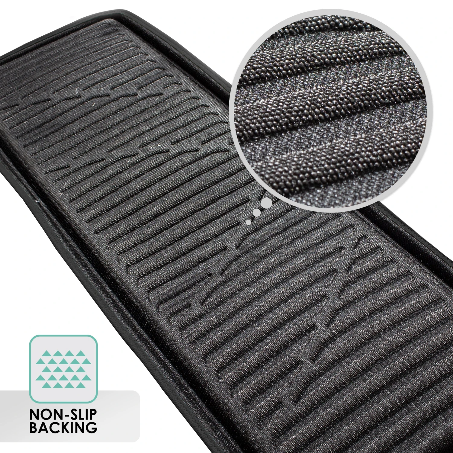 Heavy-Duty Faux Leather Cargo Mat -Universal-fit For Large SUVs And Vans - Black(Heavy Duty Faux Leather Cargo Mat Universal Fit For Large Suvs And Vans Black) 6 Heavy-Duty Faux Leather Cargo Mat -Universal-fit For Large SUVs And Vans - Black(Heavy Duty Faux Leather Cargo Mat Universal Fit For Large Suvs And Vans Black) - Image 6