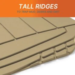 Sleek Linear Car Floor Mats - Full Set Beige(Sleek Linear Car Floor Mats Full Set Beige) 13 Sleek Linear Car Floor Mats - Full Set Beige(Sleek Linear Car Floor Mats Full Set Beige) -FH Group TM9001 beige 6