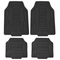 Sleek Linear Car Floor Mats - Full Set Black(Copy Of Sleek Linear Car Floor Mats Full Set Black)