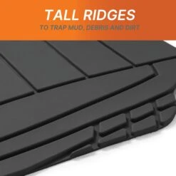 Sleek Linear Car Floor Mats - Full Set Black(Copy Of Sleek Linear Car Floor Mats Full Set Black) -FH Group TM9001 black 6