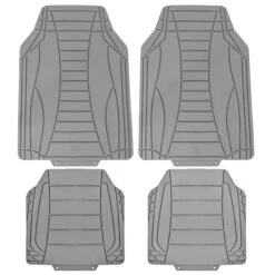 Sleek Linear Car Floor Mats - Full Set Gray(Sleek Linear Car Floor Mats Full Set Gray)