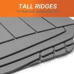 Sleek Linear Car Floor Mats - Full Set Gray(Sleek Linear Car Floor Mats Full Set Gray) -FH Group TM9001 gray 6