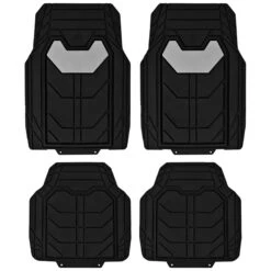 Bold Geometric Car Floor Mats - Full Set Gray(Bold Geometric Car Floor Mats Full Set Gray)