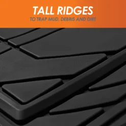 Bold Geometric Car Floor Mats - Full Set Purple(Bold Geometric Car Floor Mats Full Set Purple) -FH Group TM9002 purple 6