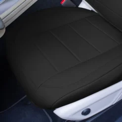 Grande70 Luxe Faux Leather Car Seat Covers With Sleek Pattern - Front Set Black(Grande70 Luxe Faux Leather Car Seat Covers With Sleek Pattern Front Set Black) 11 Grande70 Luxe Faux Leather Car Seat Covers With Sleek Pattern - Front Set Black(Grande70 Luxe Faux Leather Car Seat Covers With Sleek Pattern Front Set Black) -FH Group TP70001 black 5