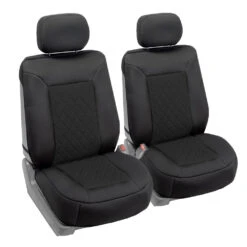 Neosupreme Deluxe Quality Car Seat Cushions - Front Set Black(Neosupreme Deluxe Quality Car Seat Cushions Front Set Black)