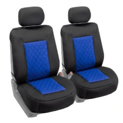 Neosupreme Deluxe Quality Car Seat Cushions - Front Set Blue(Neosupreme Deluxe Quality Car Seat Cushions Front Set Blue)