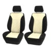 Ultraflex Neoprene Diamond Patterned Seat Covers - Front Set Beige(Neoprene Ultraflex Diamond Patterned Seat Covers Front Set Beige)