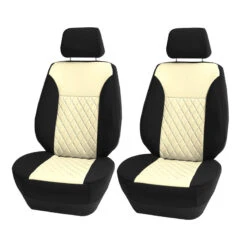 Ultraflex Neoprene Diamond Patterned Seat Covers - Front Set Beige(Neoprene Ultraflex Diamond Patterned Seat Covers Front Set Beige)
