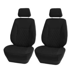 Ultraflex Neoprene Diamond Patterned Seat Covers - Front Set Black(Neoprene Ultraflex Diamond Patterned Seat Covers Front Set Black)