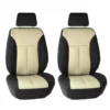 Ultraflex Neoprene Seat Covers - Front Set Beige / Black(Neoprene Ultraflex Seat Covers Front Set Beige Black)