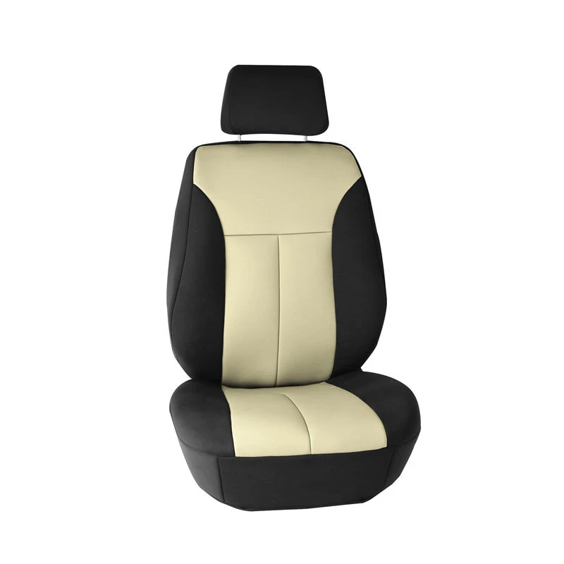 Ultraflex Neoprene Seat Covers - Front Set Beige / Black(Neoprene Ultraflex Seat Covers Front Set Beige Black) 2 Ultraflex Neoprene Seat Covers - Front Set Beige / Black(Neoprene Ultraflex Seat Covers Front Set Beige Black) - Image 2