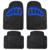 4 Piece Liners Trimmable ClimaProof Non-Slip Vinyl Floor Mats - Full Set Blue(4 Piece Liners Trimmable Climaproof Non Slip Vinyl Floor Mats Full Set Blue)