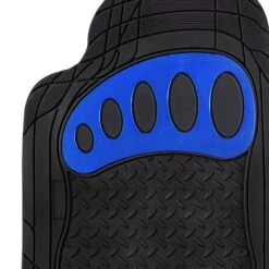 4 Piece Liners Trimmable ClimaProof Non-Slip Vinyl Floor Mats - Full Set Blue(4 Piece Liners Trimmable Climaproof Non Slip Vinyl Floor Mats Full Set Blue) -FH Group f11310 blue 4 v2 c1e4efa5 65cf 4cfd 8657 66fac9e3eed2