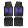 Trimmable ClimaProof Monster Eye Non-Slip Rubber Floor Mats - Full Set Indigo Blue(Trimmable Climaproof Monster Eye Non Slip Rubber Floor Mats Full Set Indigo Blue)