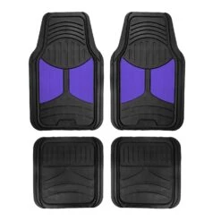 Trimmable ClimaProof Monster Eye Non-Slip Rubber Floor Mats - Full Set Indigo Blue(Trimmable Climaproof Monster Eye Non Slip Rubber Floor Mats Full Set Indigo Blue)