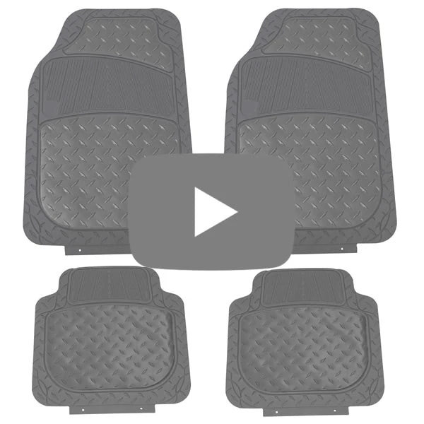 Trimmable ClimaProof High Quality Metallic Non-Slip Rubber Floor Mats - Full Set Red(Trimmable Climaproof High Quality Metallic Non Slip Rubber Floor Mats Full Set Red) 8 Trimmable ClimaProof High Quality Metallic Non-Slip Rubber Floor Mats - Full Set Red(Trimmable Climaproof High Quality Metallic Non Slip Rubber Floor Mats Full Set Red) - Image 8