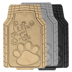 Adorable Paw Print Rubber Floor Mats - Full Set Gray(High Quality Rubber Floor Mats Full Set Gray) 15 Adorable Paw Print Rubber Floor Mats - Full Set Gray(High Quality Rubber Floor Mats Full Set Gray) -FH Group f11328 beige 8 8bf7b540 07d5 4cbb a318 fda74e16848e
