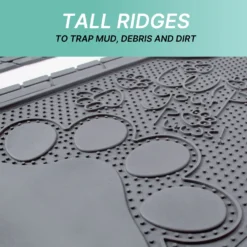 Adorable Paw Print Rubber Floor Mats - Full Set Gray(High Quality Rubber Floor Mats Full Set Gray) 14 Adorable Paw Print Rubber Floor Mats - Full Set Gray(High Quality Rubber Floor Mats Full Set Gray) -FH Group f11328 gray 6