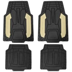 High Quality Rubber Floor Mats - Full Set Beige(High Quality Rubber Floor Mats Full Set Beige)