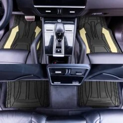 High Quality Rubber Floor Mats - Full Set Beige(High Quality Rubber Floor Mats Full Set Beige) -FH Group f11329 beige 3