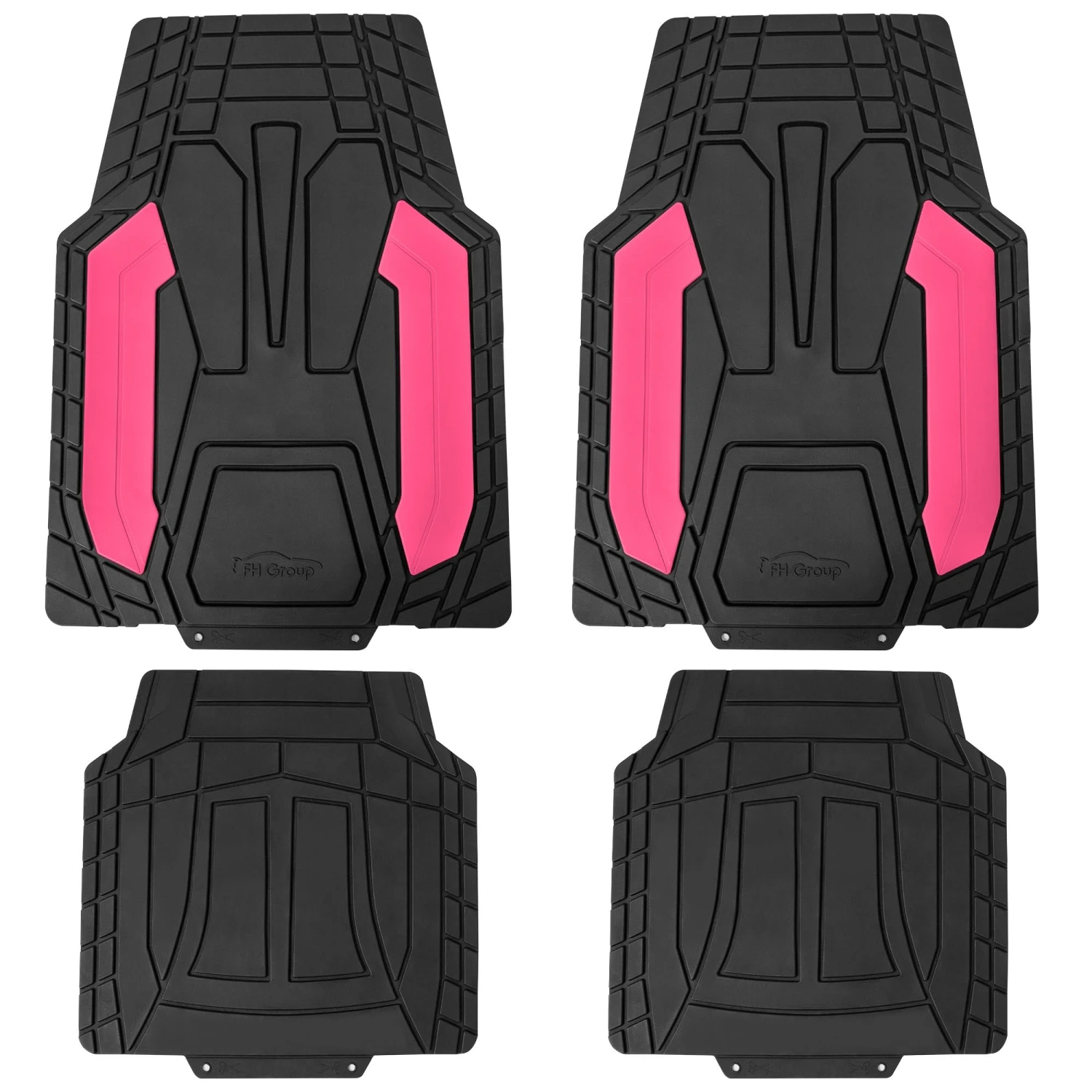 High Quality Rubber Floor Mats - Full Set Pink(High Quality Rubber Floor Mats Full Set Pink) 1 High Quality Rubber Floor Mats - Full Set Pink(High Quality Rubber Floor Mats Full Set Pink)