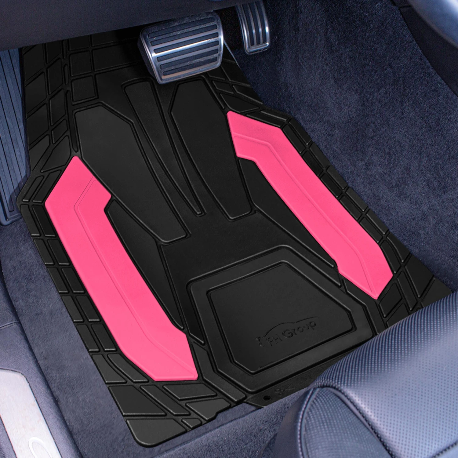 High Quality Rubber Floor Mats - Full Set Pink(High Quality Rubber Floor Mats Full Set Pink) 2 High Quality Rubber Floor Mats - Full Set Pink(High Quality Rubber Floor Mats Full Set Pink) - Image 2