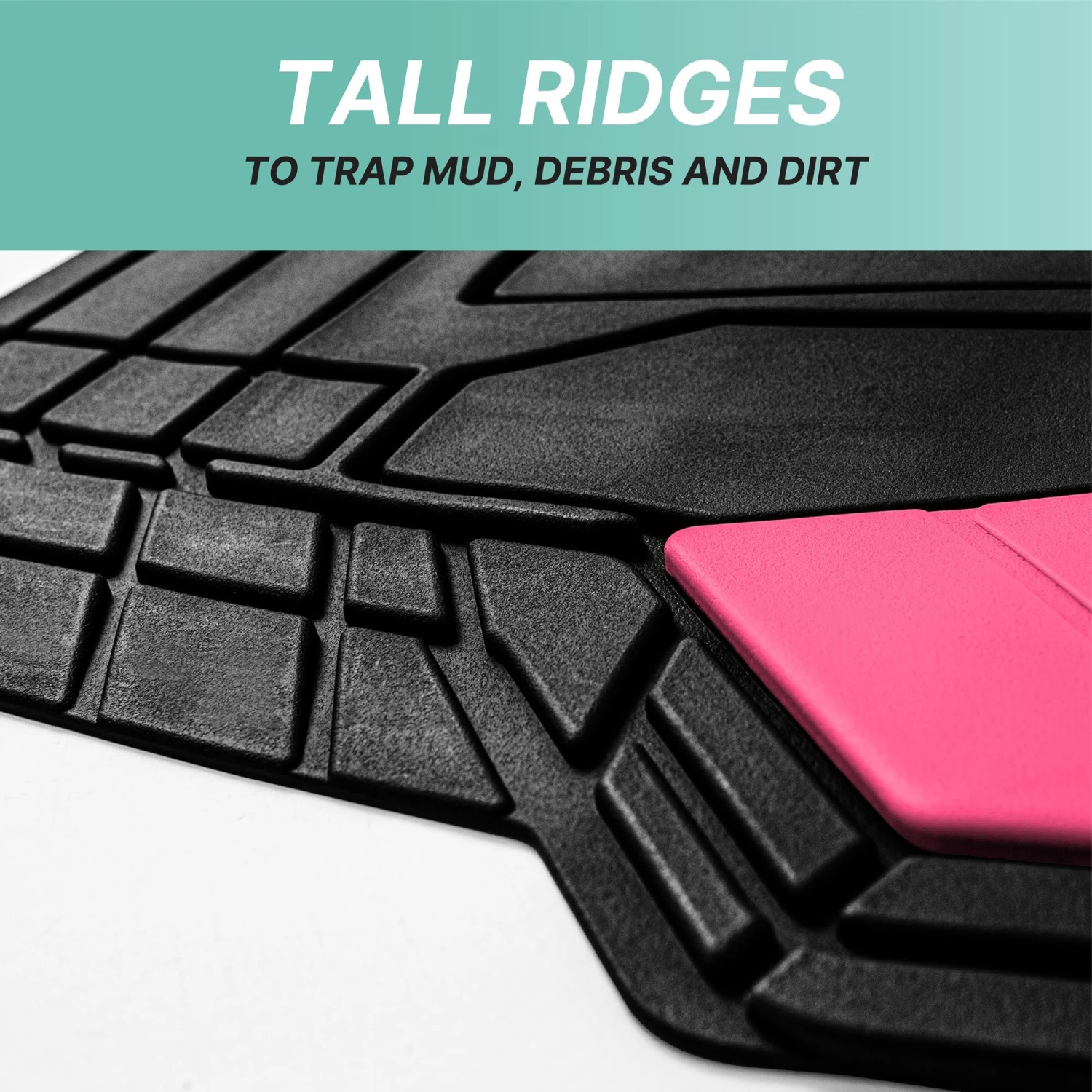 High Quality Rubber Floor Mats - Full Set Pink(High Quality Rubber Floor Mats Full Set Pink) 6 High Quality Rubber Floor Mats - Full Set Pink(High Quality Rubber Floor Mats Full Set Pink) - Image 6