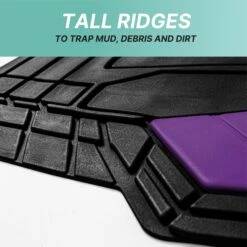 High Quality Rubber Floor Mats - Full Set Purple(High Quality Rubber Floor Mats Full Set Purple) 11 High Quality Rubber Floor Mats - Full Set Purple(High Quality Rubber Floor Mats Full Set Purple) -FH Group f11329 purple 6