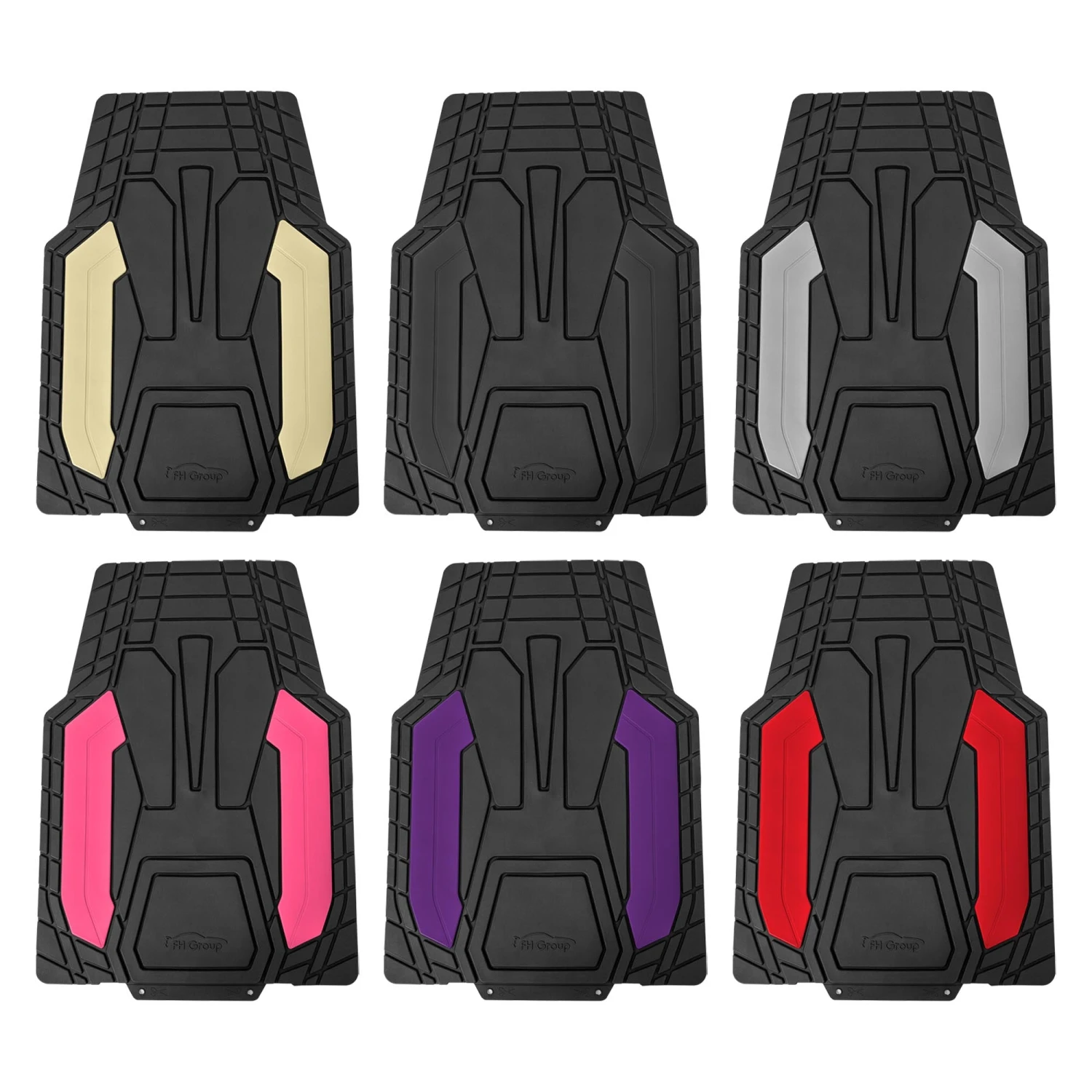 High Quality Rubber Floor Mats - Full Set Purple(High Quality Rubber Floor Mats Full Set Purple) 7 High Quality Rubber Floor Mats - Full Set Purple(High Quality Rubber Floor Mats Full Set Purple) - Image 7