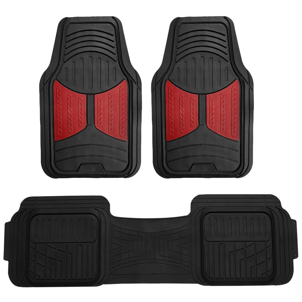 Trimmable Heavy Duty Non-Slip Rubber Floor Mats - Full Set Burgundy(Trimmable Heavy Duty Non Slip Rubber Floor Mats Full Set Burgundy) 1 Trimmable Heavy Duty Non-Slip Rubber Floor Mats - Full Set Burgundy(Trimmable Heavy Duty Non Slip Rubber Floor Mats Full Set Burgundy)