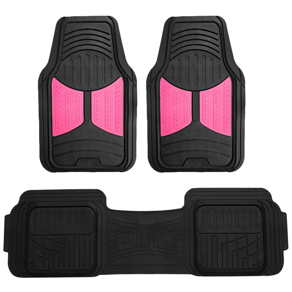 Trimmable Heavy Duty Non-Slip Rubber Floor Mats - Full Set Pink(Trimmable Heavy Duty Non Slip Rubber Floor Mats Full Set Pink) 1 Trimmable Heavy Duty Non-Slip Rubber Floor Mats - Full Set Pink(Trimmable Heavy Duty Non Slip Rubber Floor Mats Full Set Pink)