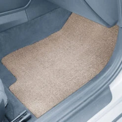 DIY Ultra Waterproof Trimmable Non-Slip Vinyl Floor Mats Beige(Diy Ultra Waterproof Trimmable Non Slip Vinyl Floor Mats Beige) -FH Group f12021beige passenger v2 1 e1615816849952