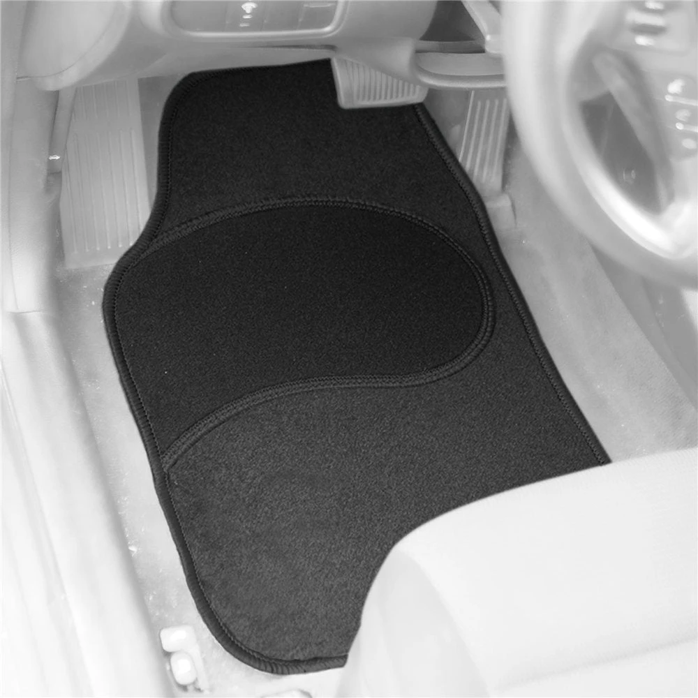 Mod Non-Slip Carpet Floor Mats With Colorful Stitching - Full Set Black(Mod Non Slip Carpet Floor Mats With Colorful Stitching Full Set Black) 7 Mod Non-Slip Carpet Floor Mats With Colorful Stitching - Full Set Black(Mod Non Slip Carpet Floor Mats With Colorful Stitching Full Set Black) - Image 7