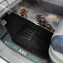 Premium Non-Slip Carpet Floor Mats - Full Set Black(Premium Non Slip Carpet Floor Mats Full Set Black) -FH Group f14405 f14406 black 3 73d5798a 572e 47dd 8c12 ab49705c68c9