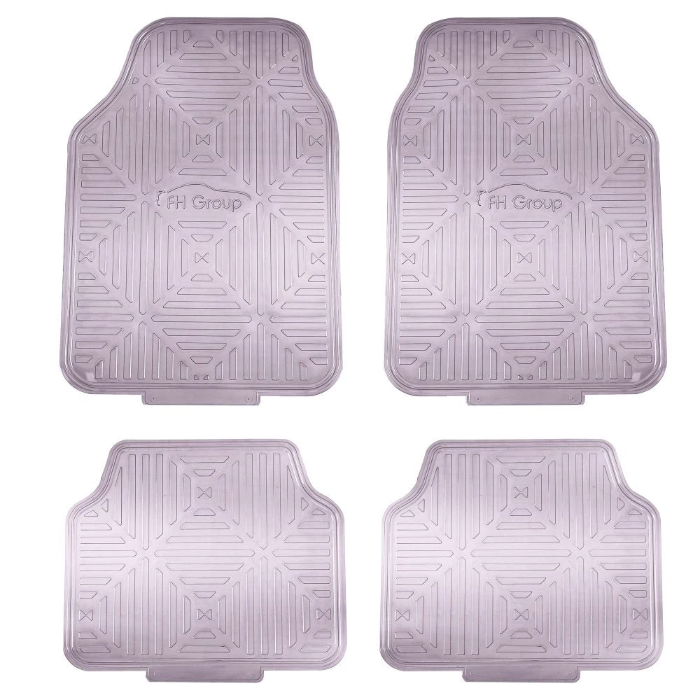 Metallic Finish Non-Slip Rubber Backing Floor Mats - Full Set Charcoal(Metallic Finish Non Slip Rubber Backing Floor Mats Full Set Charcoal) 1 Metallic Finish Non-Slip Rubber Backing Floor Mats - Full Set Charcoal(Metallic Finish Non Slip Rubber Backing Floor Mats Full Set Charcoal)